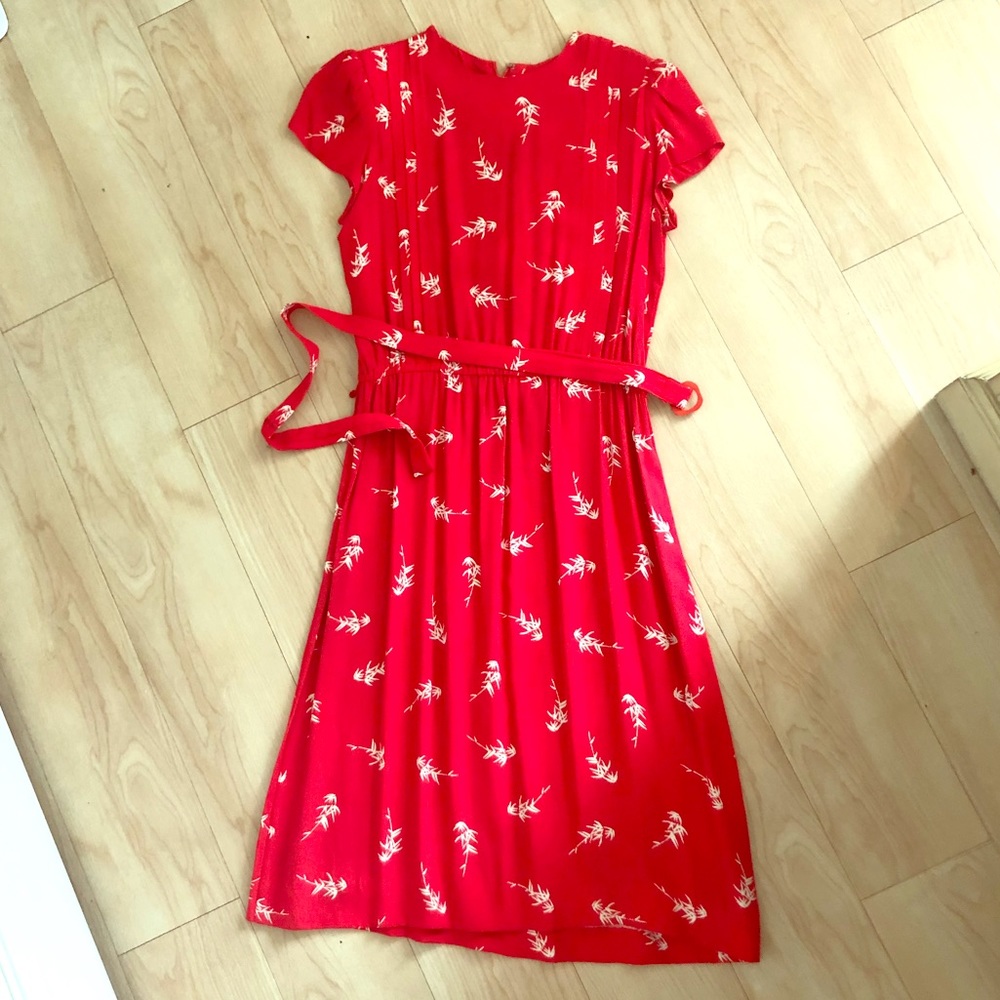 VINTAGE Samuel Blue Dress 1980